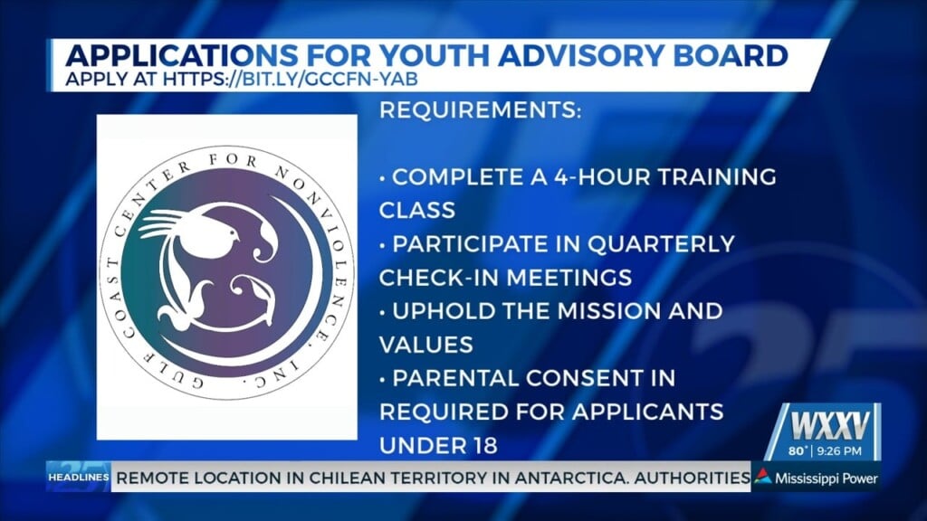 Applications For Youth Advisory Board