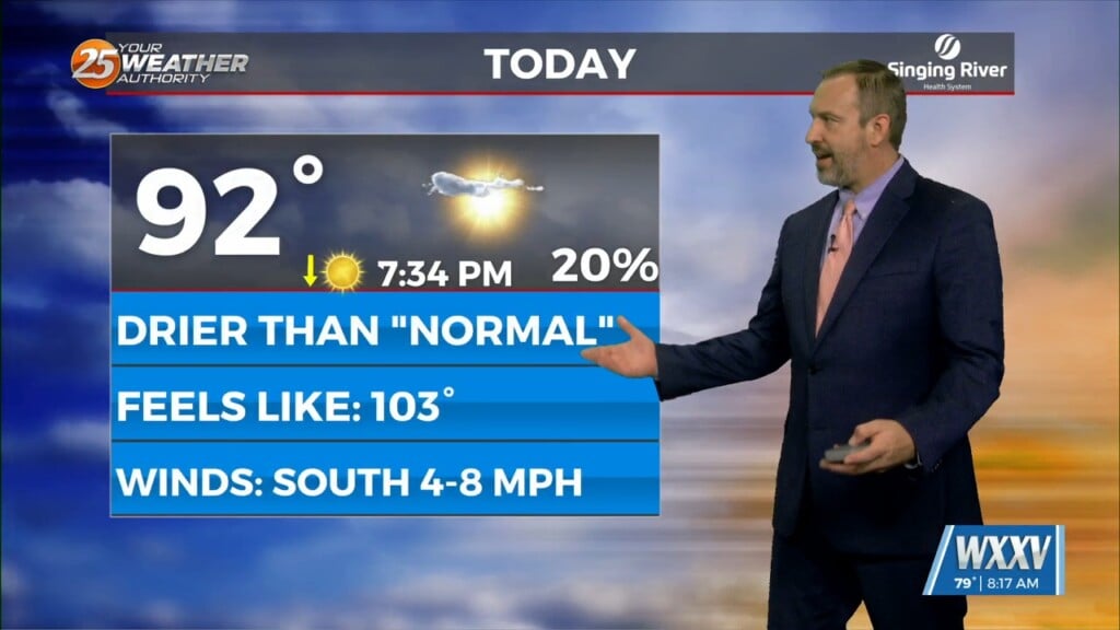 08/18 Ryan's "seasonal Start" Monday Morning Forecast