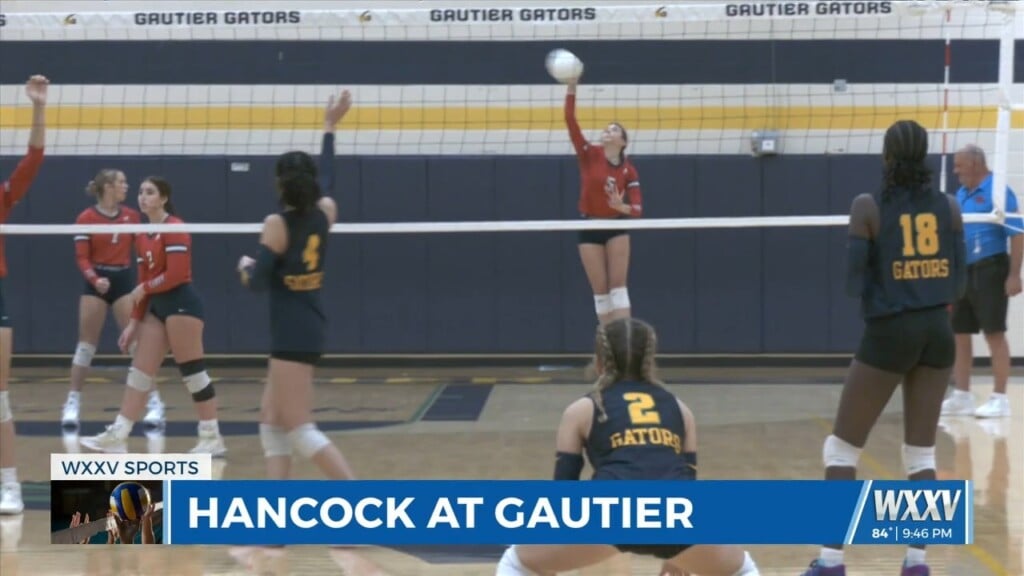 Hancock Volleyball Remains Undefeated In District Play With 3 0 Win Over Gautier