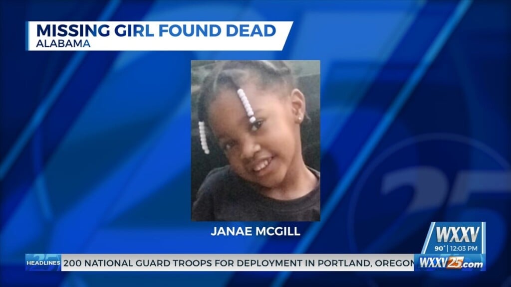 Missing Hinds County Girl Found Dead In Alabama