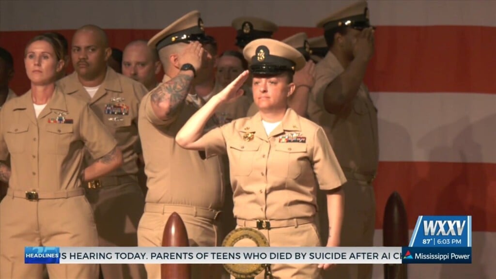 New Navy Chiefs Pinned At Seabee Base, Marking Milestone In Careers