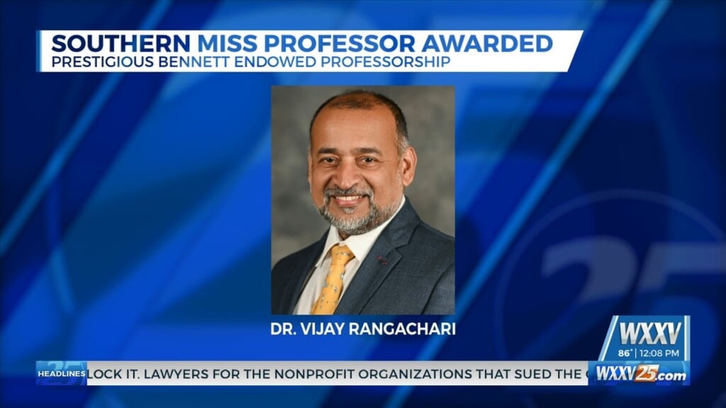 Southern Miss Professor Awarded Prestigious Bennett Endowed Professorship