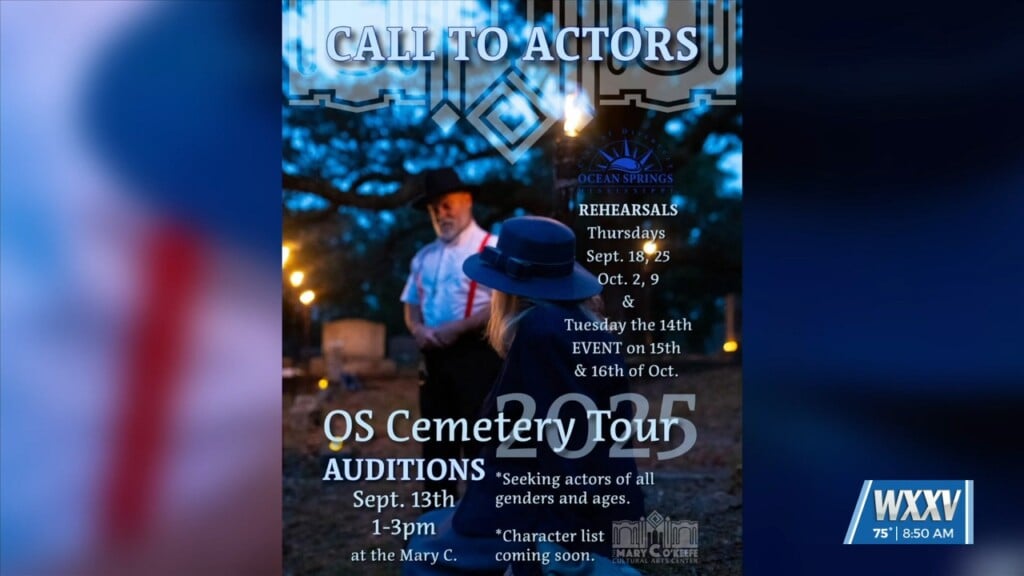 Actors Wanted For Ocean Springs Cemetery Tour