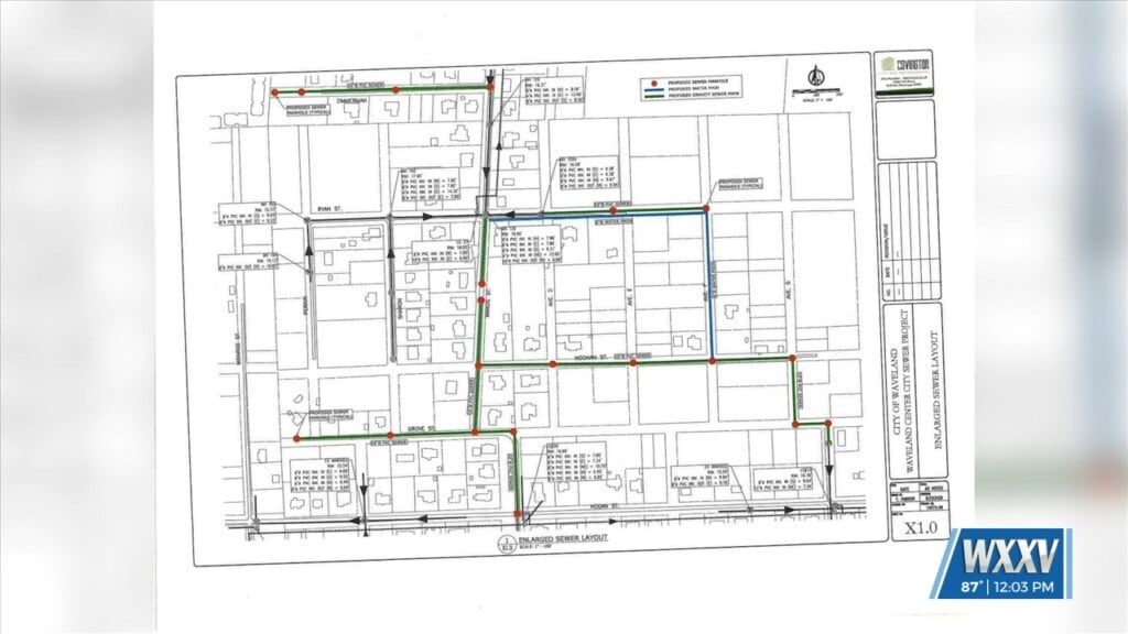 City Of Waveland Receives Grant For Sewer Improvements