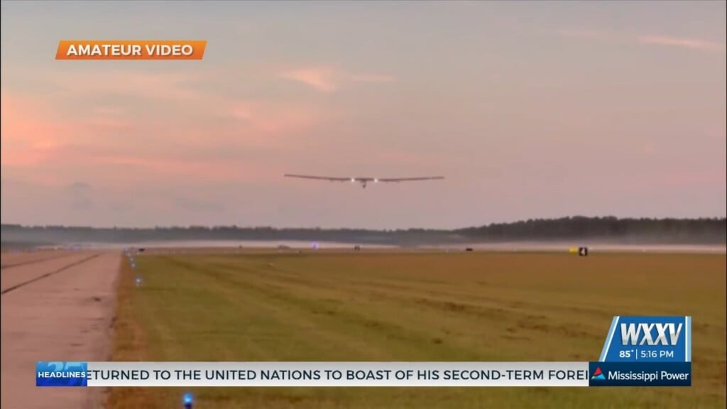 Skydweller Aero Test Landing At Stennis International Airport