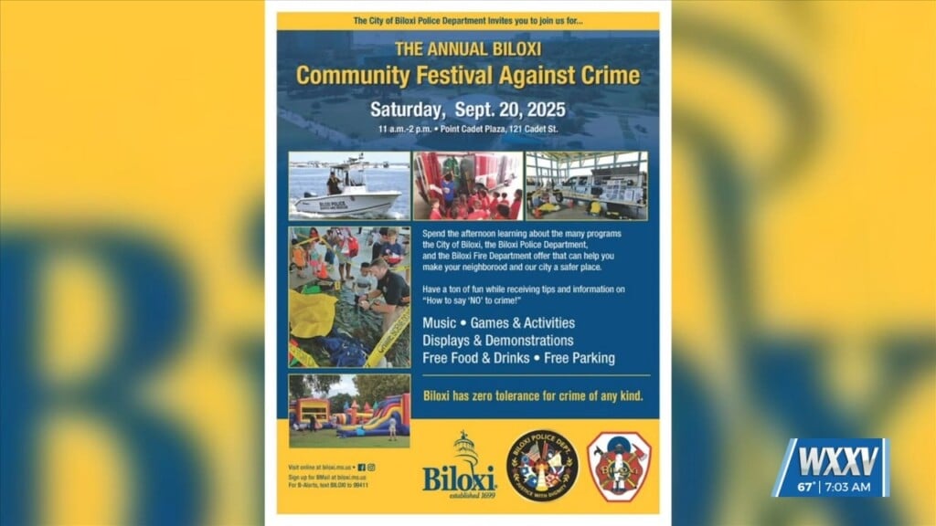 Biloxi Community Festival Against Crime Coming Up