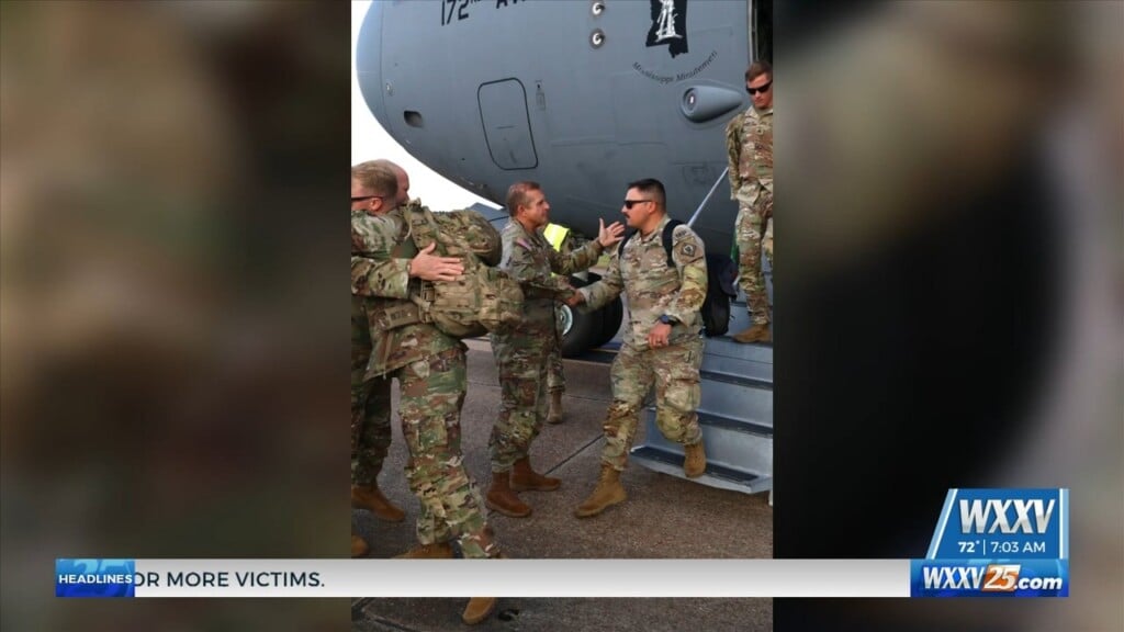 Mississippi National Guard Welcomed Back Home