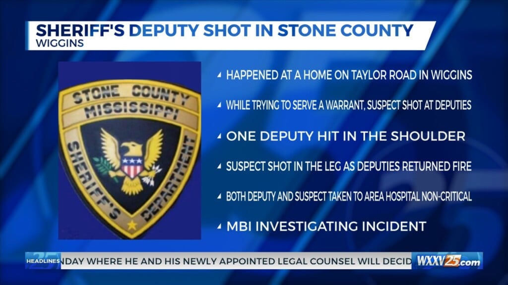 Sheriff’s Deputy Shot In Stone County