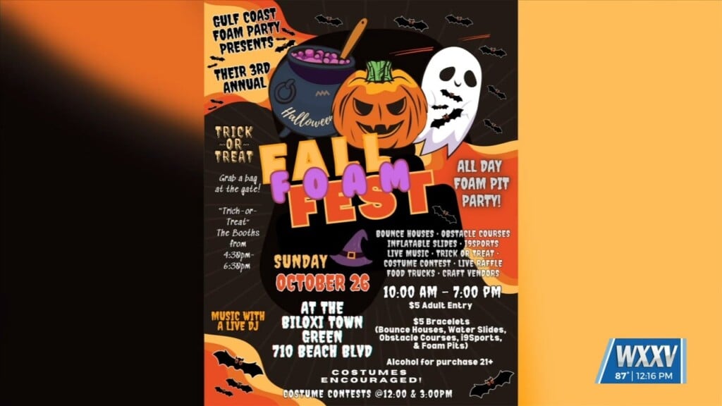 Gulf Coast Foam Party Hosting Fall Foam Fest