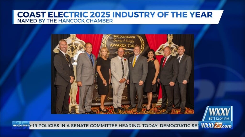 Coast Electric Honored As Industry Of The Year By Hancock Chamber