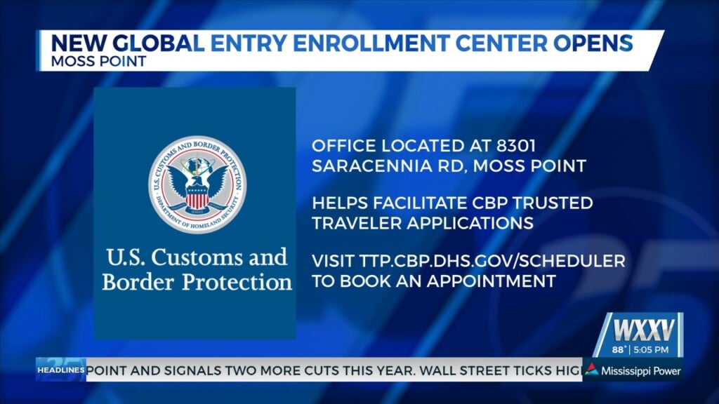 New Global Entry Enrollment Center Opens In Moss Point