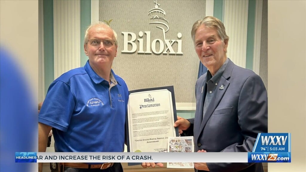 City Of Biloxi Recognizes 250 Years Of U.s. Postal Service