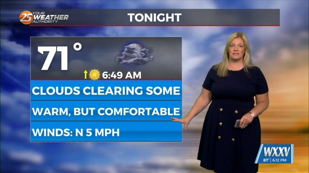 9/3 Dry Tonight; Rain Chance Returns Briefly On Wednesday