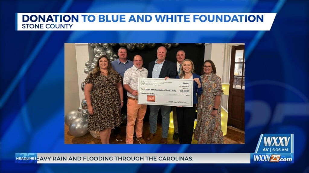 Stone County School District Receives Donation From Stone County Edp