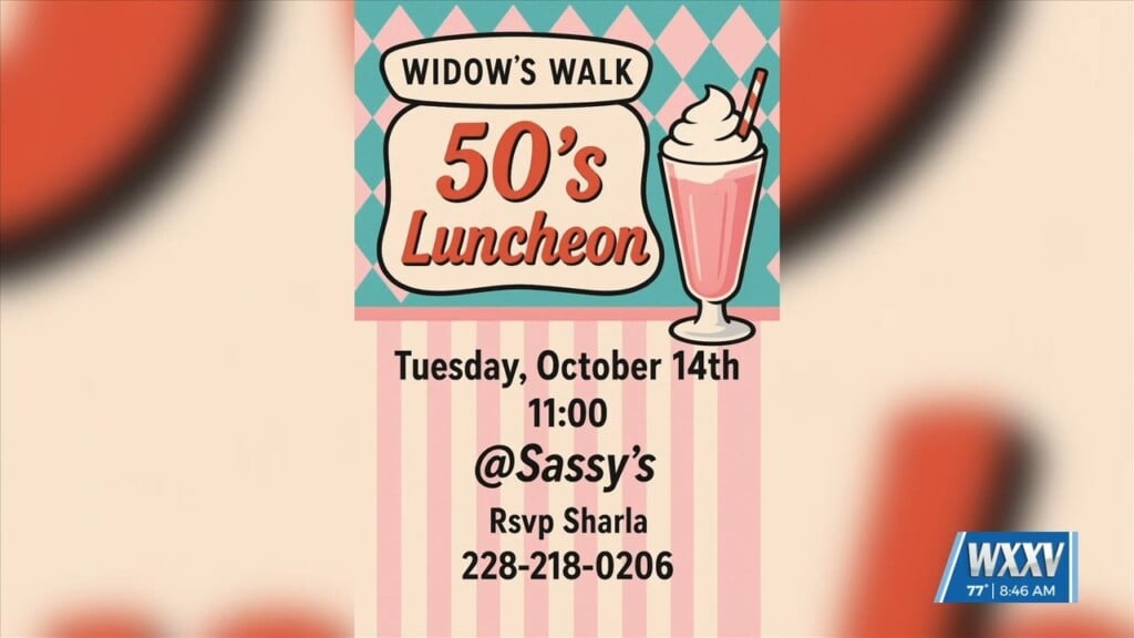 Widow’s Walk Hosting 50s Themed Luncheon