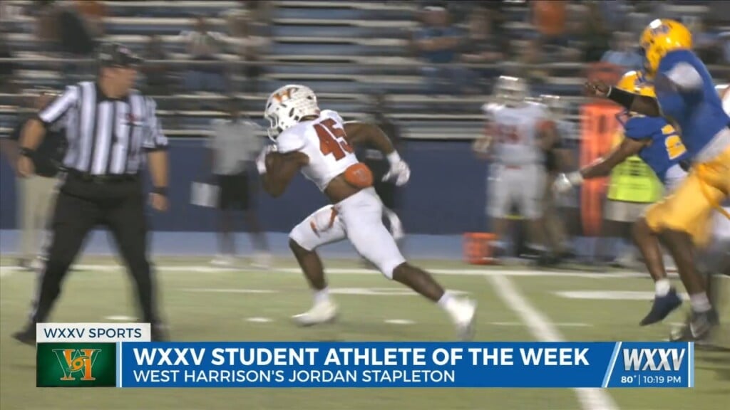 Introducing Our Wxxv Student Athlete Of The Week, West Harrison's Jordan Stapleton!
