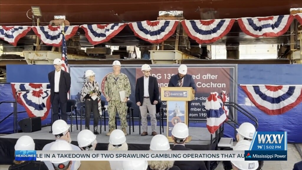 Keel Authentication Ceremony At Ingalls Shipbuilding