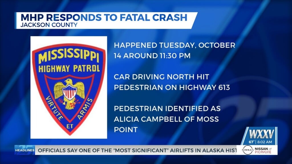Woman Killed In Tuesday Night Crash In Jackson County