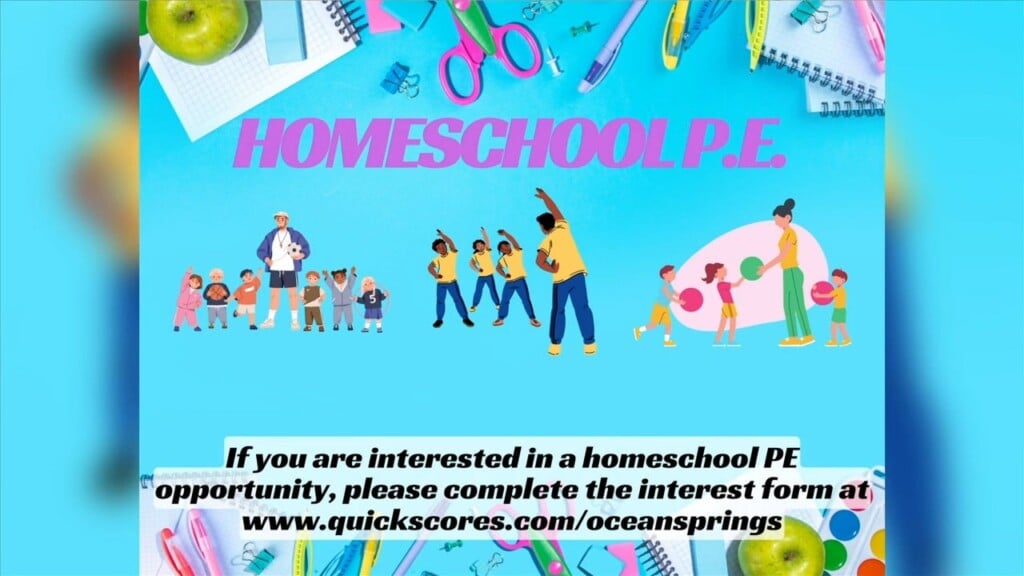 Ocean Springs Parks And Rec Offering Homeschool Pe Program