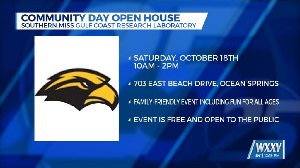 Community Day Open House At Usm Gulf Coast Research Lab