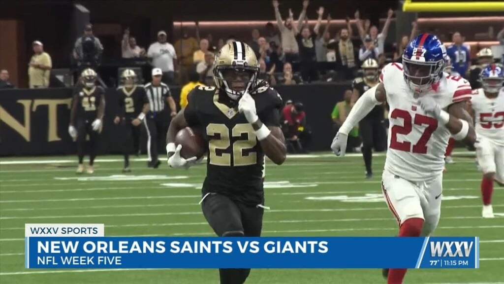 Saints Report: New Orleans Picks Up First Win Of The Season With 26 14 Defeat Of Giants
