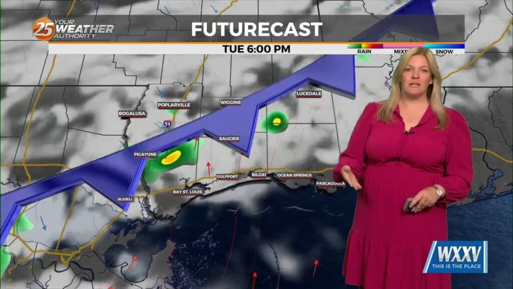 10/20 Dry And Mild Tonight With A Chance For A Stray Shower Tuesday