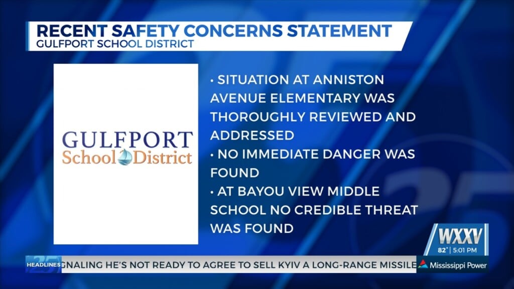 Gulfport School District Release Statement On Recent Safety Concerns