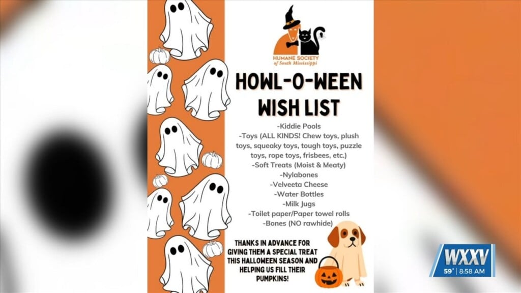 Humane Society Of South Mississippi Howl O Ween Wishlist