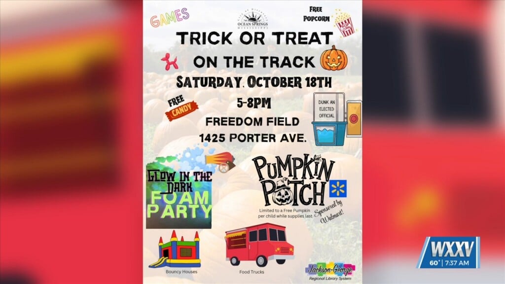 ‘trick Or Treat On The Track’ In Ocean Springs