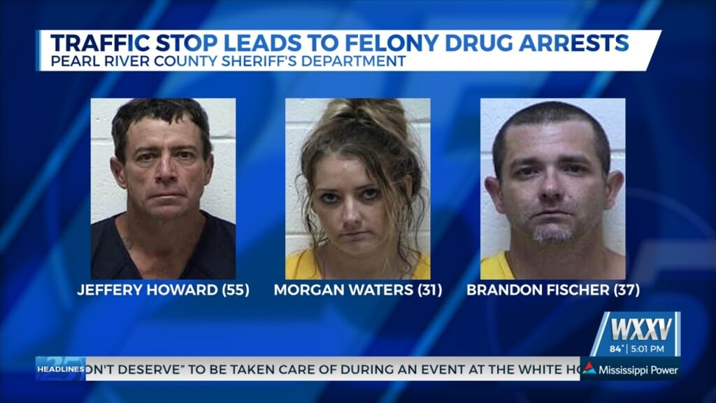 Traffic Stop Leads To Felony Drug Arrests In Pearl River County