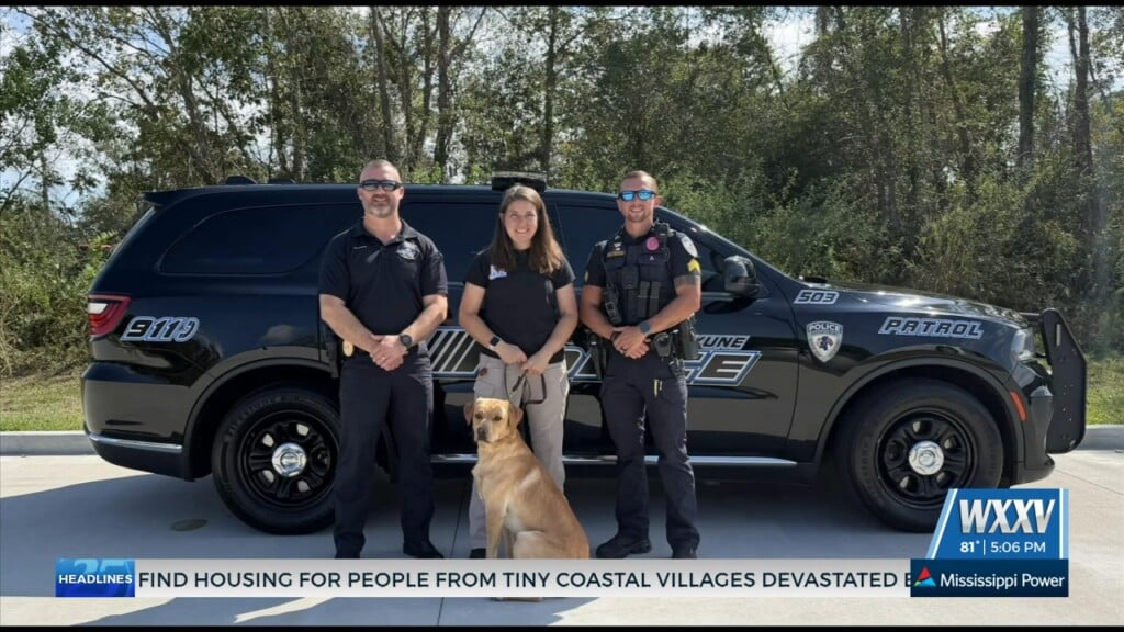 Picayune Police Department Welcomes New Bomb Sniffing K9