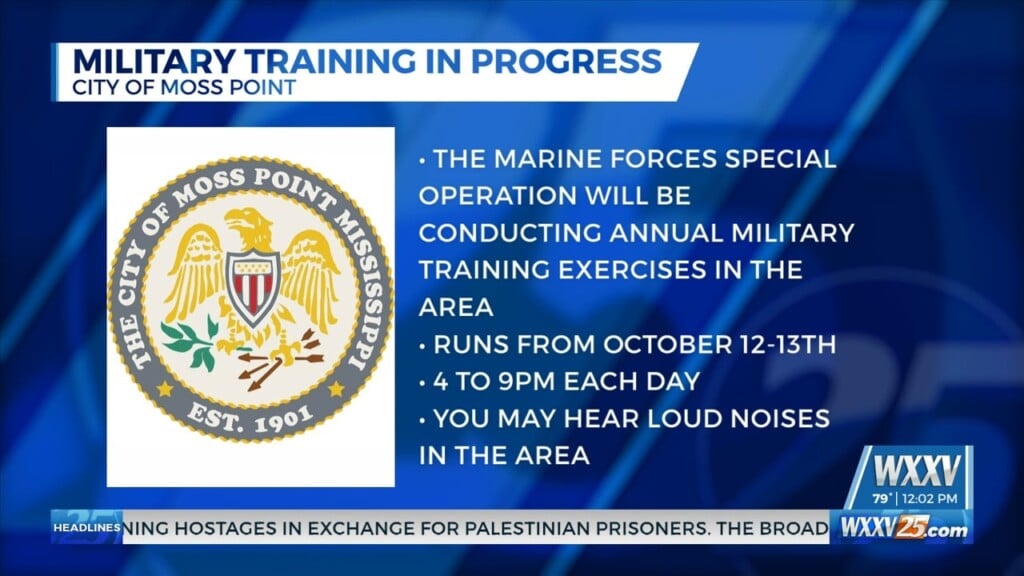 Military Training In Moss Point