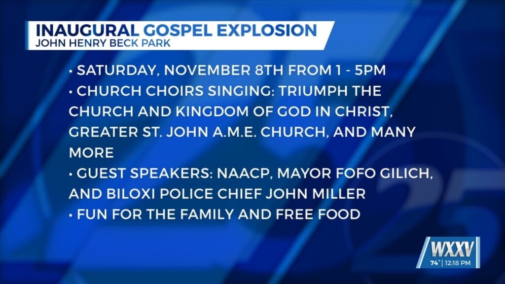 Inaugural Gospel Explosion Happening In Gulfport