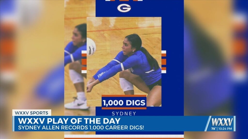 Gulfport Volleyball's Sydney Allen Records 1,000 Career Digs!