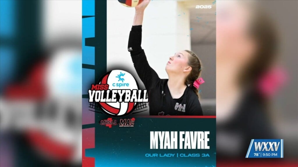 Our Lady Academy's Myah Favre Reflects On Second Consecutive Miss Volleyball Honor!