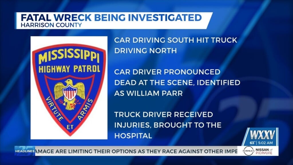 One Dead After Fatal Accident In Harrison County