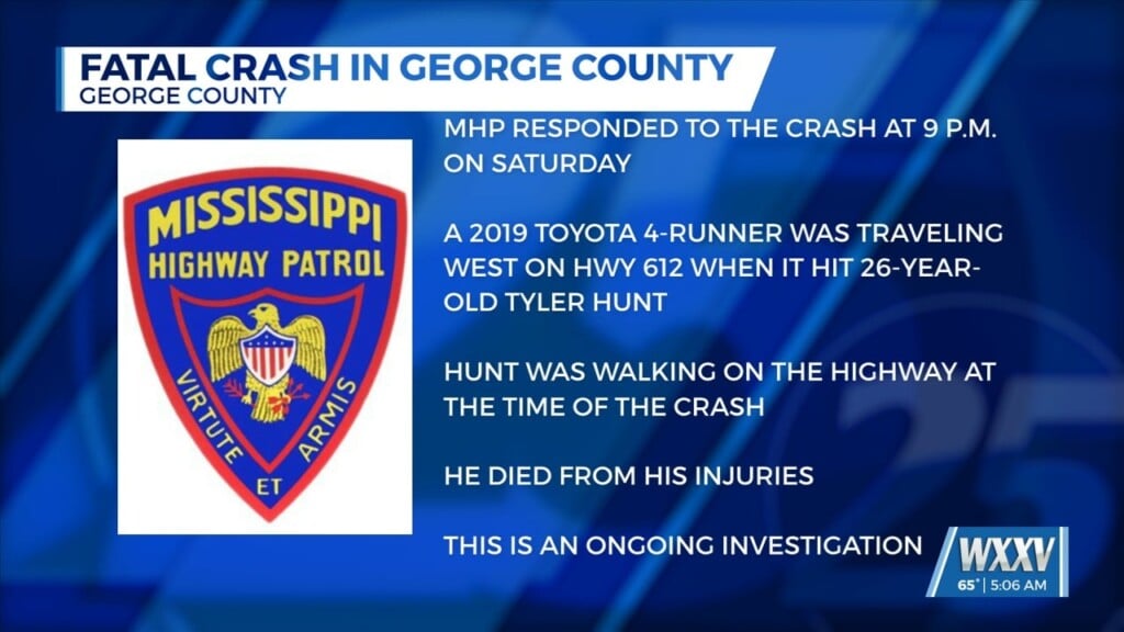 Mhp Investigating Fatal Accident In George County