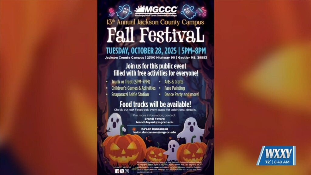 Mgccc Hosting Fall Festivals At Harrison, Jackson County Campuses