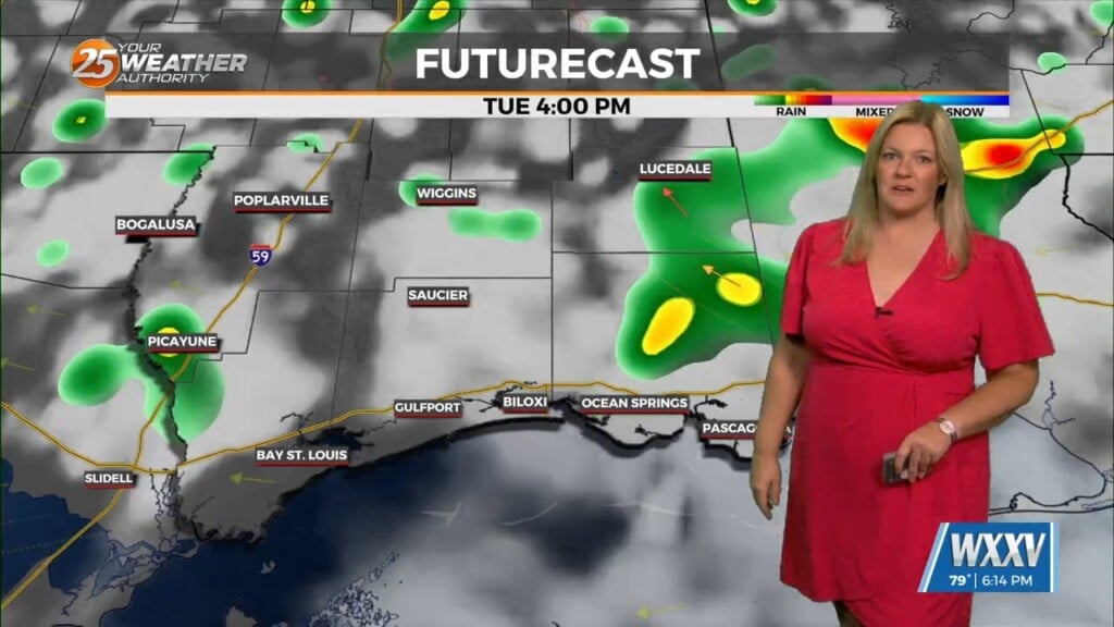 10/6 Few Showers Possible Again On Tuesday