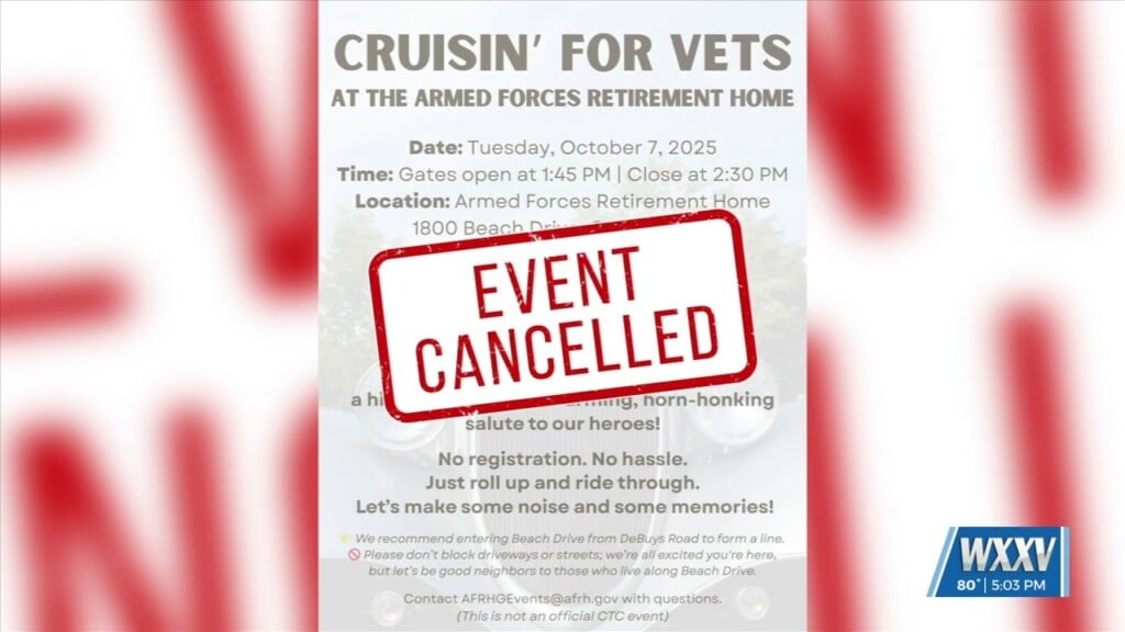 Armed Forces Retirement Home Cancels Cruisin’ Event Due To Government Shutdown