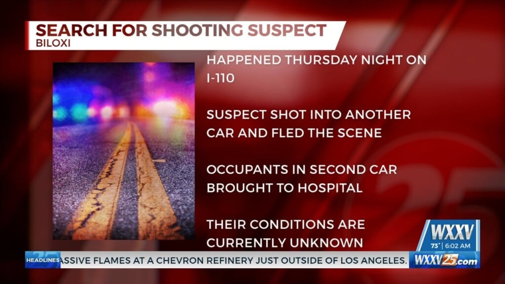 Biloxi Searching For Suspect In Shooting On I 110