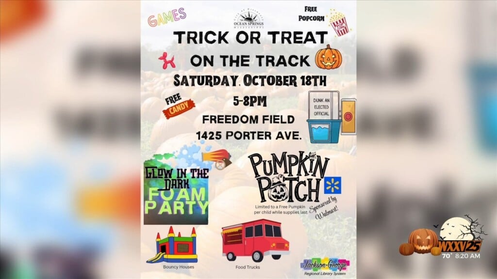 Trick Or Treat On The Track In Ocean Springs