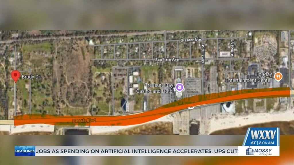 Lane Closure On Hwy 90 In Biloxi Beginning Friday