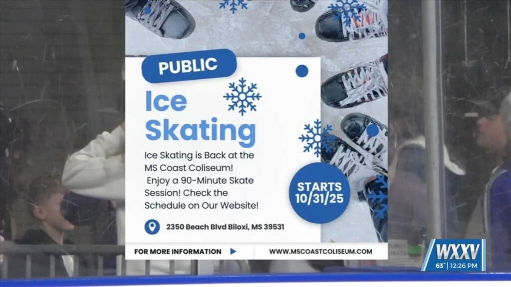 Ice Skating Returns To The Mississippi Coast Coliseum
