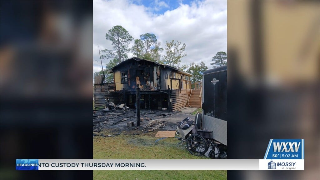 Ocean Springs Fire Department Responds To House Fire