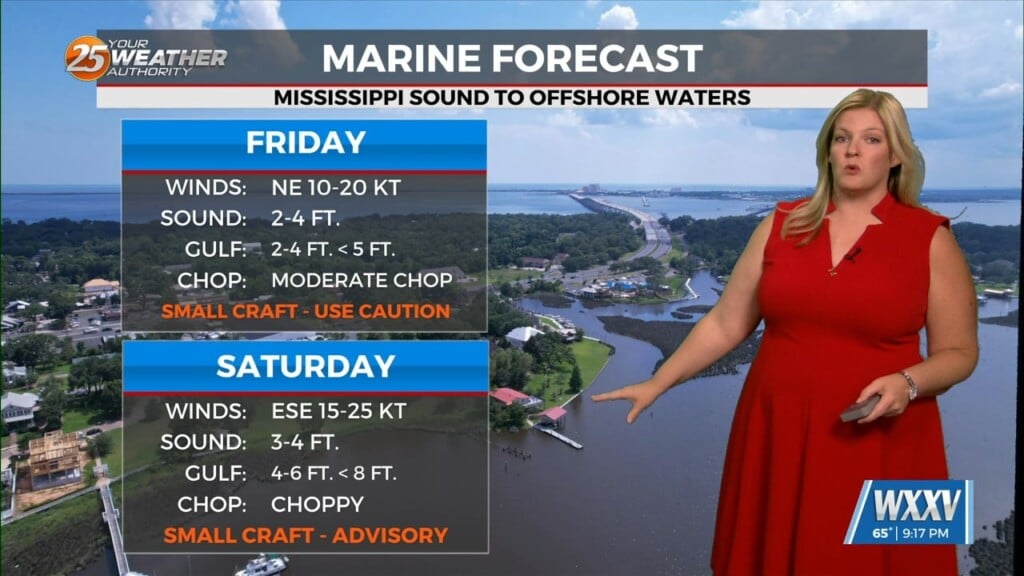 Unsettled Marine Conditions This Weekend