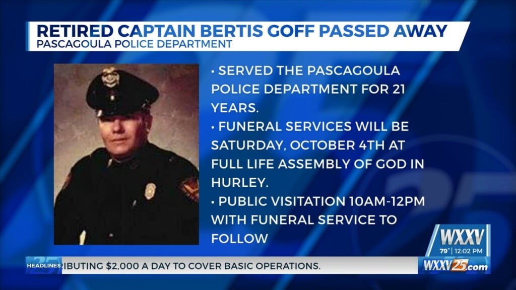 Retired Pascagoula Police Captain Passes Away