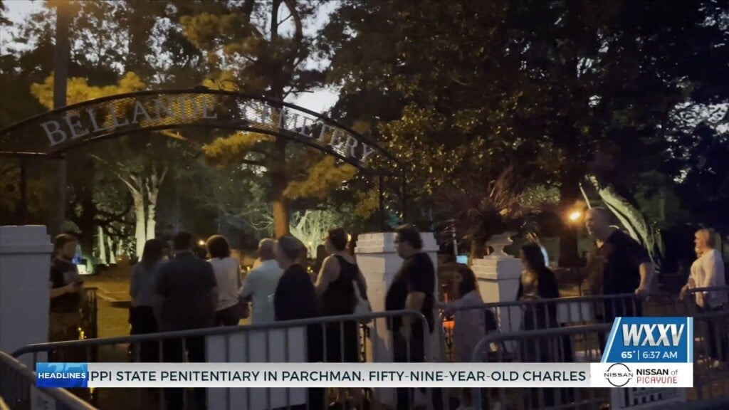 Actors Bring History To Life At Annual Ocean Springs Cemetery Tour