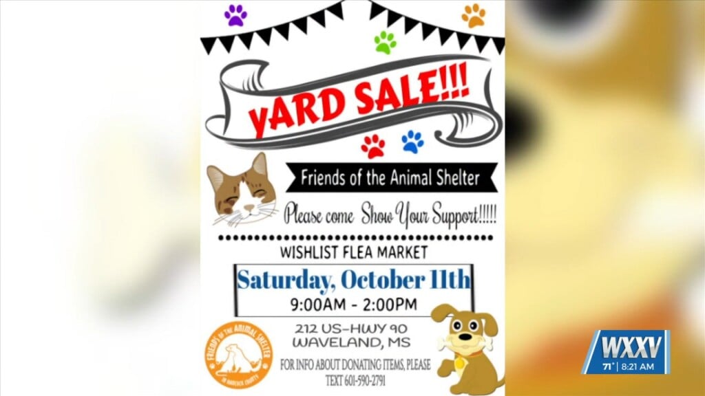 Friends Of The Animal Shelter In Hancock Co. Holding Flea Market
