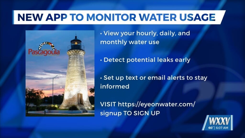 City Of Pascagoula Offering New App To Monitor Water Usage